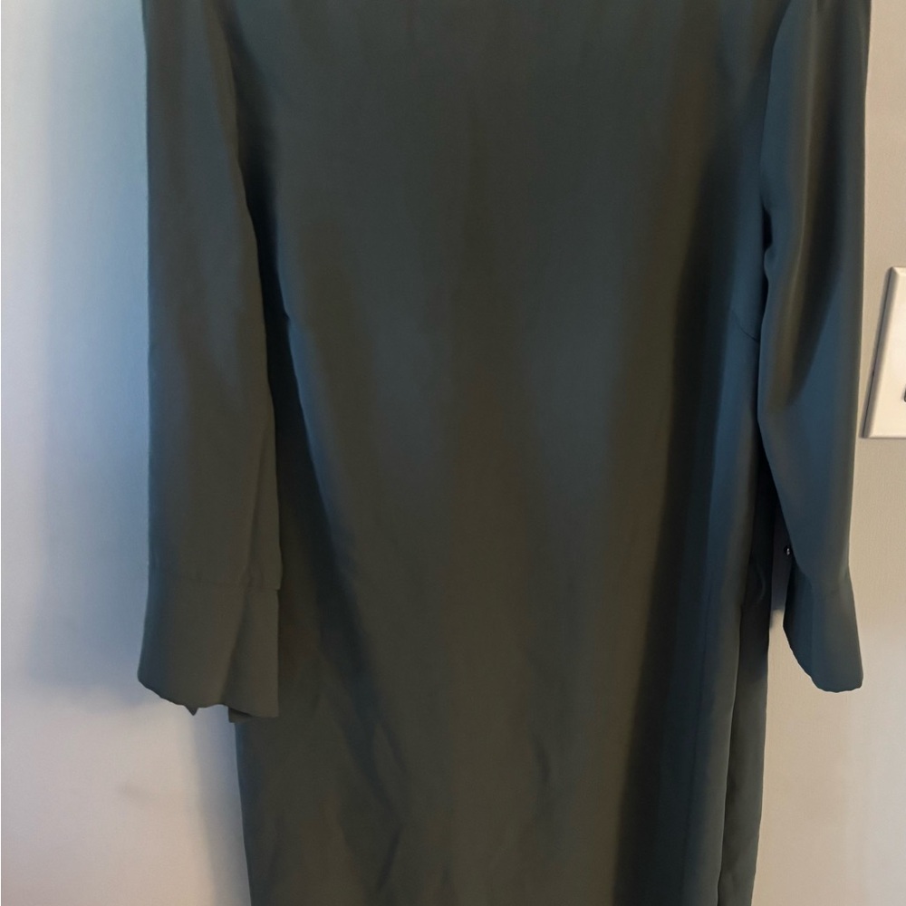 H&M Long Sleeve Green Dress